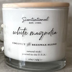 Scentsational White Magnolia Scented Candle